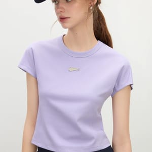 Women's Sun-Resistant Slim Fit Round Neck T-Shirt