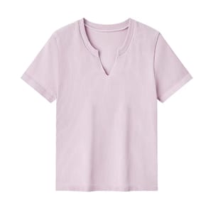 Slimming V-Neck Short Sleeve Top – Soft and Gentle Everyday Essential