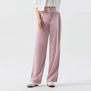 Easy-Care Wide-Leg Pants for Women – Lightweight Spring Casual Style