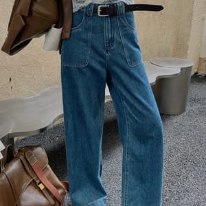 Gjbd - Women's Wide Leg Jeans 1