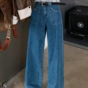 Gjbd - Women's Wide Leg Jeans 2