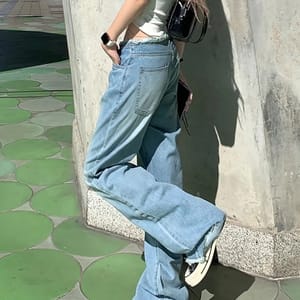 Gjbd - Women's Wide Leg Jeans 4