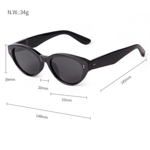 Trendy Narrow Cat Eye Sunglasses for Everyday Retro Style Sorvino - Women's Cat Eye Sunglasses 3