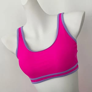 Stylish Patchwork Bikini Set with High Waist Sporty Fit