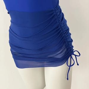 One-Piece Swimsuit with Skirt Detail and Flattering Fit