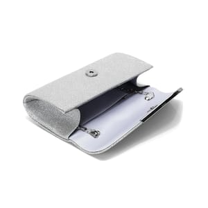 Sequin Envelope Clutch with Chain Strap for Evening Parties