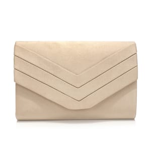 Vintage Velvet Envelope Clutch with Chain for Party Wear