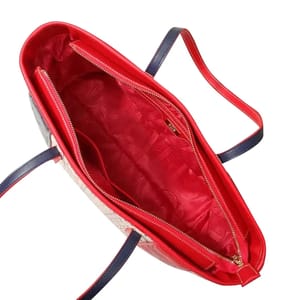Striped Large Tote Bag for Travel and Daily Commutes