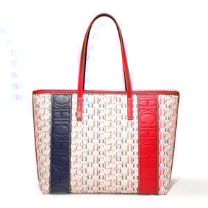 Striped Large Tote Bag for Travel and Daily Commutes