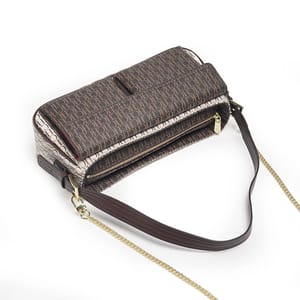Light Luxury Chain Shoulder Bag with Flap Letter Design