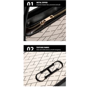 Trendy Women's Dumpling Shoulder Bag with Unique Print Design