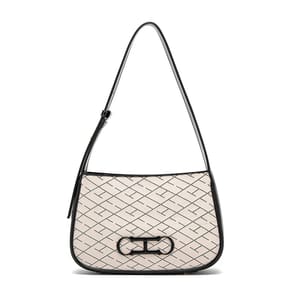 Trendy Women's Dumpling Shoulder Bag with Unique Print Design