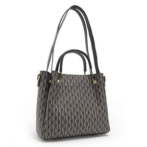 Elegant Letter-Print Women's Shoulder Bag with Spacious Interior