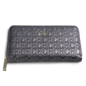 Compact Women's Wallet with Letter Embossing and Coin Pocket
