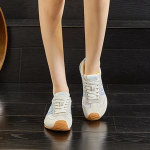 Breathable Lace-Up Flat Sneakers for Running and Daily Use Aiyuqi - Women's Low Top Sneakers 4