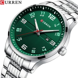 Stylish Men's Quartz Watch with Luminous Hands and Date Display Curren - Men's Dress Watches 1