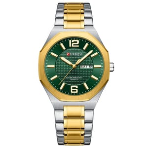 Stylish Business Quartz Watch with Luminous Hands and Date
