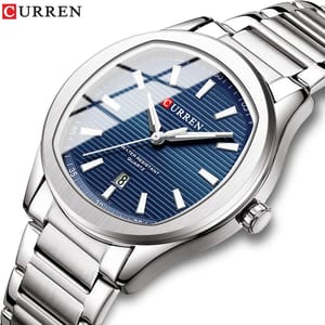 Men’s Classic Quartz Watch with Luminous Hands and Date Display