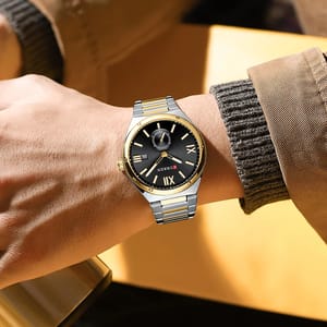 Men's Classic Stainless Steel Waterproof Quartz Watch Design