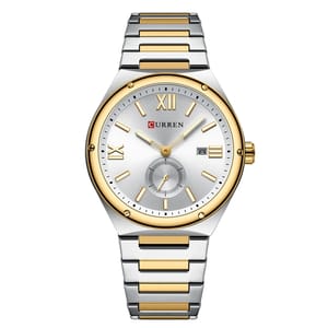 Men's Classic Stainless Steel Waterproof Quartz Watch Design