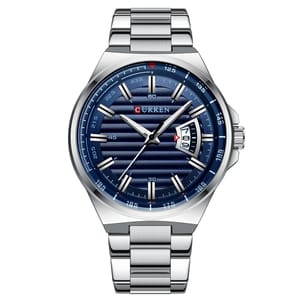 Elegant Full Steel Quartz Watch for Business and Casual Wear