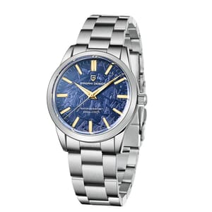 Stylish Men's Quartz Watch with Sapphire Glass and Luminous Dial