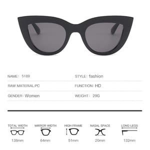 Vintage Cat Eye Sunglasses for Women with UV400 Protection Ruisimo - Women's Cat Eye Sunglasses 3