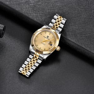 Luxury Mechanical Men's Watch with Sapphire Glass and 10Bar Waterproof