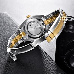 Luxury Mechanical Men's Watch with Sapphire Glass and 10Bar Waterproof