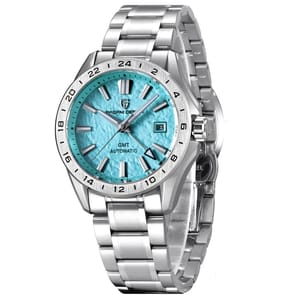 Luxury Automatic Mechanical Watch with Sapphire Glass and Calendar