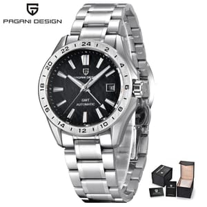 Luxury Automatic Mechanical Watch with Sapphire Glass and Calendar
