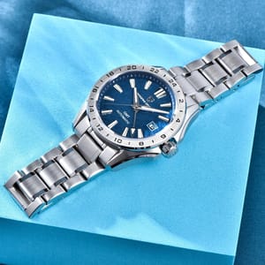 Luxury Desert Texture GMT Watch for Men with Sapphire