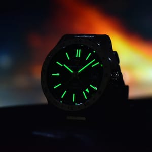 Luxury Desert Texture GMT Watch for Men with Sapphire