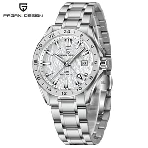 Luxury Desert Texture GMT Watch for Men with Sapphire