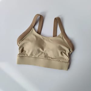 High Impact Cross Back Sports Bra with Padded Support