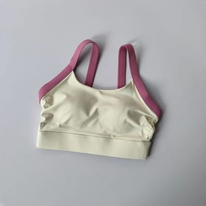 High Impact Cross Back Sports Bra with Padded Support