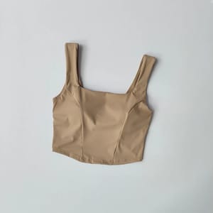 Cross Back Sports Bra with Shockproof Support and Quick Dry Fabric