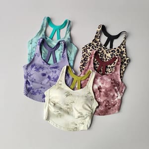 Stylish Summer Sports Bra with Quick-Dry and Back Design