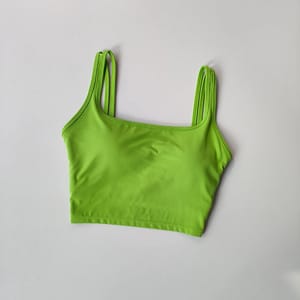 U-Shaped Back Sports Bra for Running and Fitness Support