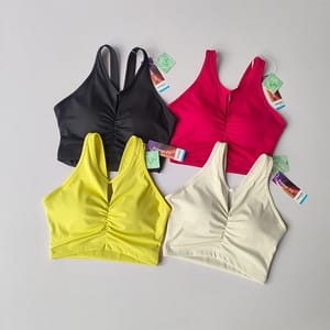 High-Intensity Shockproof Sports Bra with Breathable Support