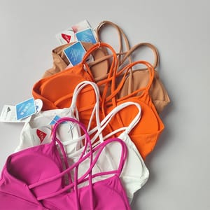 Shockproof Sports Bra with Stylish Back for Summer Workouts