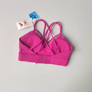Shockproof Sports Bra with Stylish Back for Summer Workouts