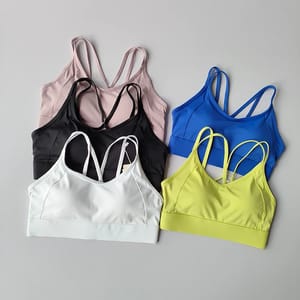 Shock-Absorbing Summer Sports Bra Tank Top for Running and Yoga Shock-Absorbing Summer Sports Bra Tank Top for Running and Yoga