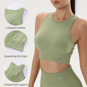 Breathable Sports Bra for Yoga, Running and Gym Workouts