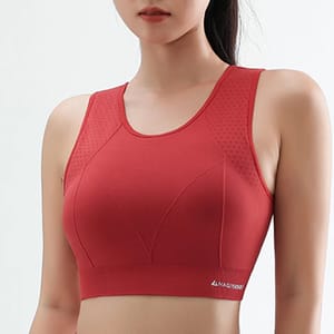 Breathable Gym Yoga Bra with Removable Pads and Support