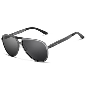 Lightweight Pilot Style Sunglasses with Photochromic Polarized Lenses