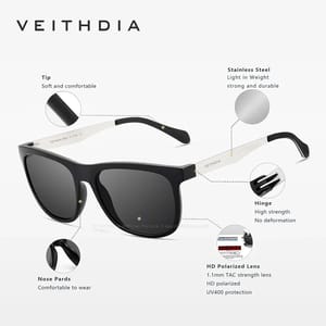 Veithdia - Men's Aviator Sunglasses 3