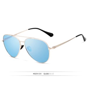 Classic Pilot Polarized Sunglasses with UV400 Mirror Lenses