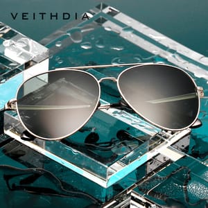 Veithdia - Men's Aviator Sunglasses 3