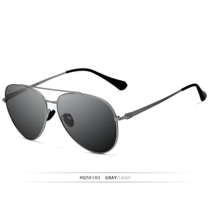 Classic Pilot Polarized Sunglasses with UV400 Mirror Lenses